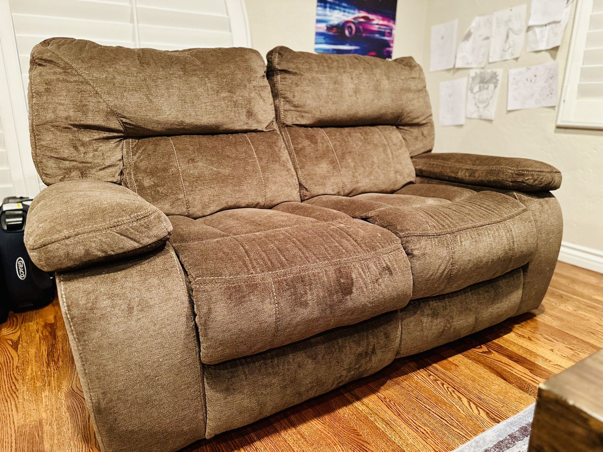 Couches (full Recliner Set Of Couches) $300