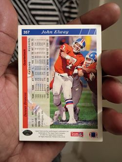 Signed football cards