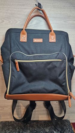 Maevn ReadyGO Water-Resistant Clinical Tote Backpack in Black