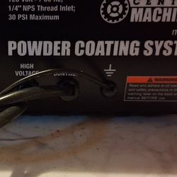 Central machinery power coating system