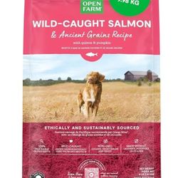 Open Farm, Ancient Grains Dry Dog Food, Protein-Rich & Nutrient Dense, 90% Animal Protein Mixed with Non-GMO Fruits, Veggies and Superfoods, 22Lbs Bag