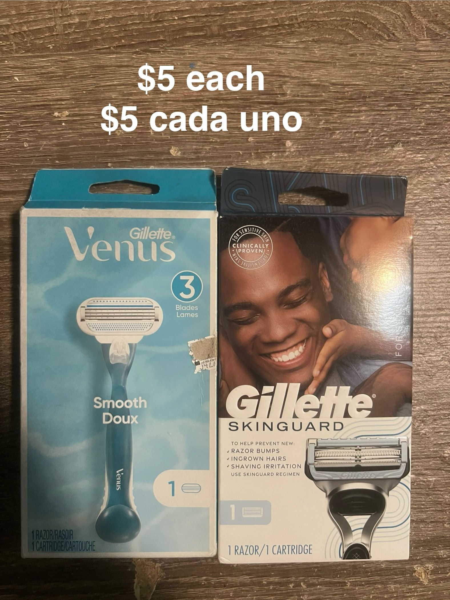 Venus And Gillette Razors 