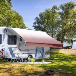 Suncode RV Awning Fabric Replacement Waterpoof Universal Outdoors Canopy for Camper,Trailer,and Motorhome 