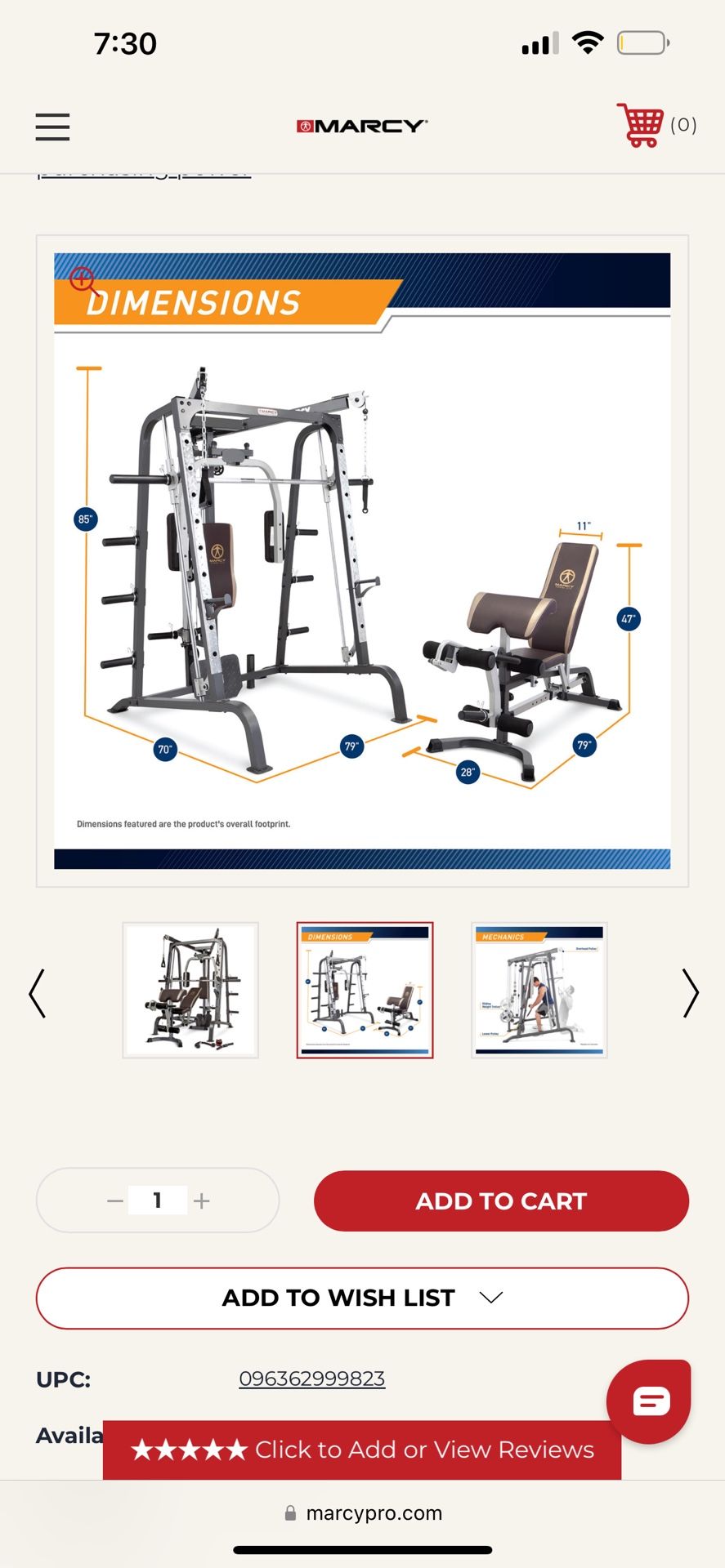 Bench Marcy 9010g Dimensions MD 9010G All In One Smith Machine