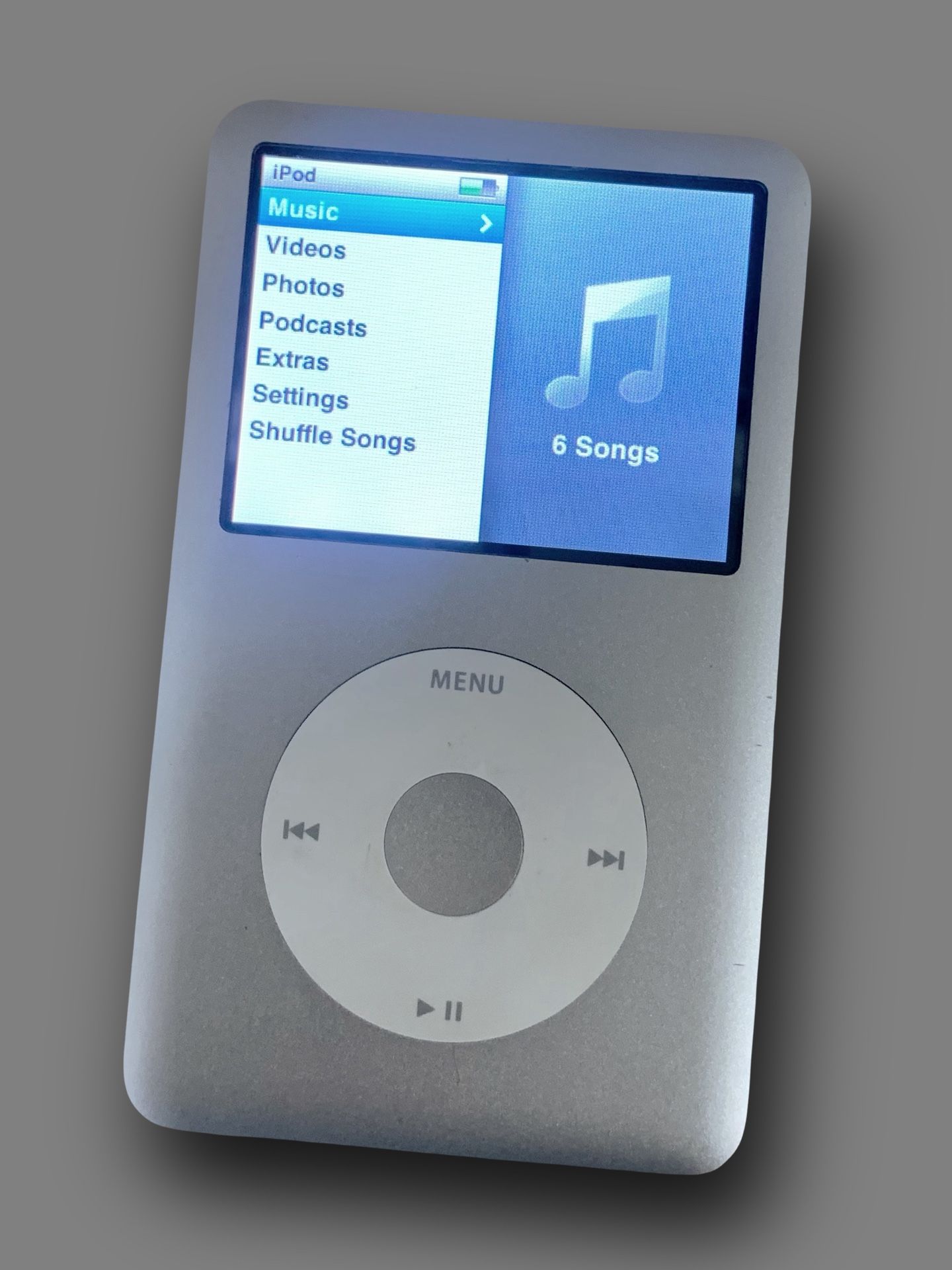 Apple iPod Classic 7th Gen Silver 120GB