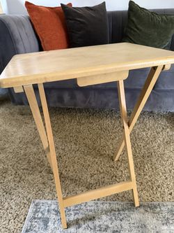 Foldable Wood TV Tray table