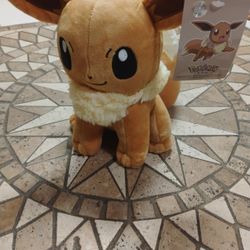 Brand New Pokemon Eevee 14 Inch Plush