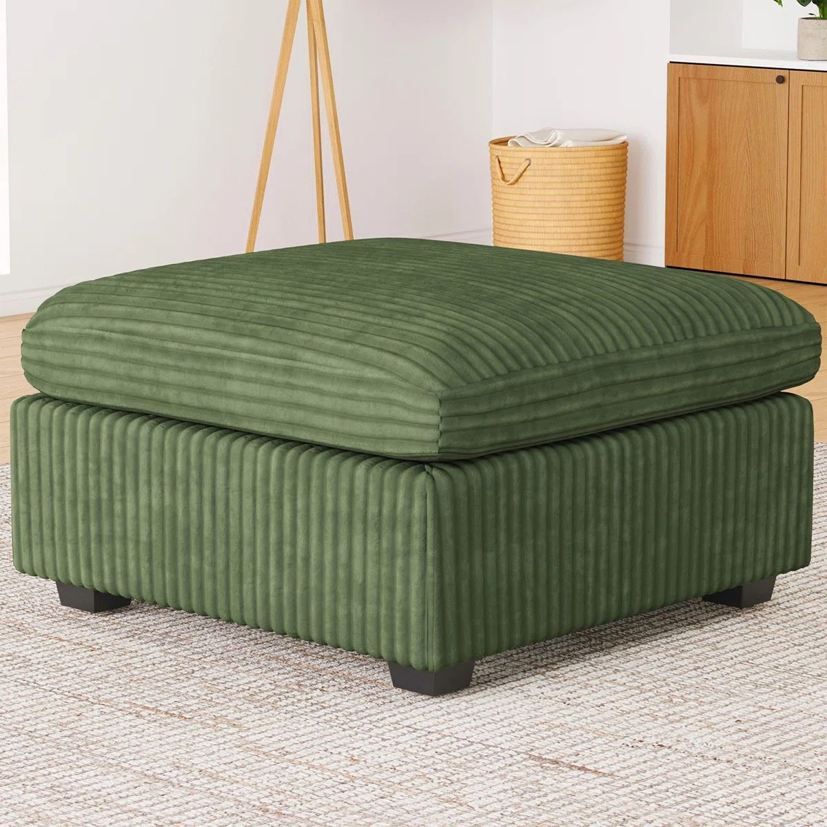 Hutcheson Wide Corduroy Ottoman