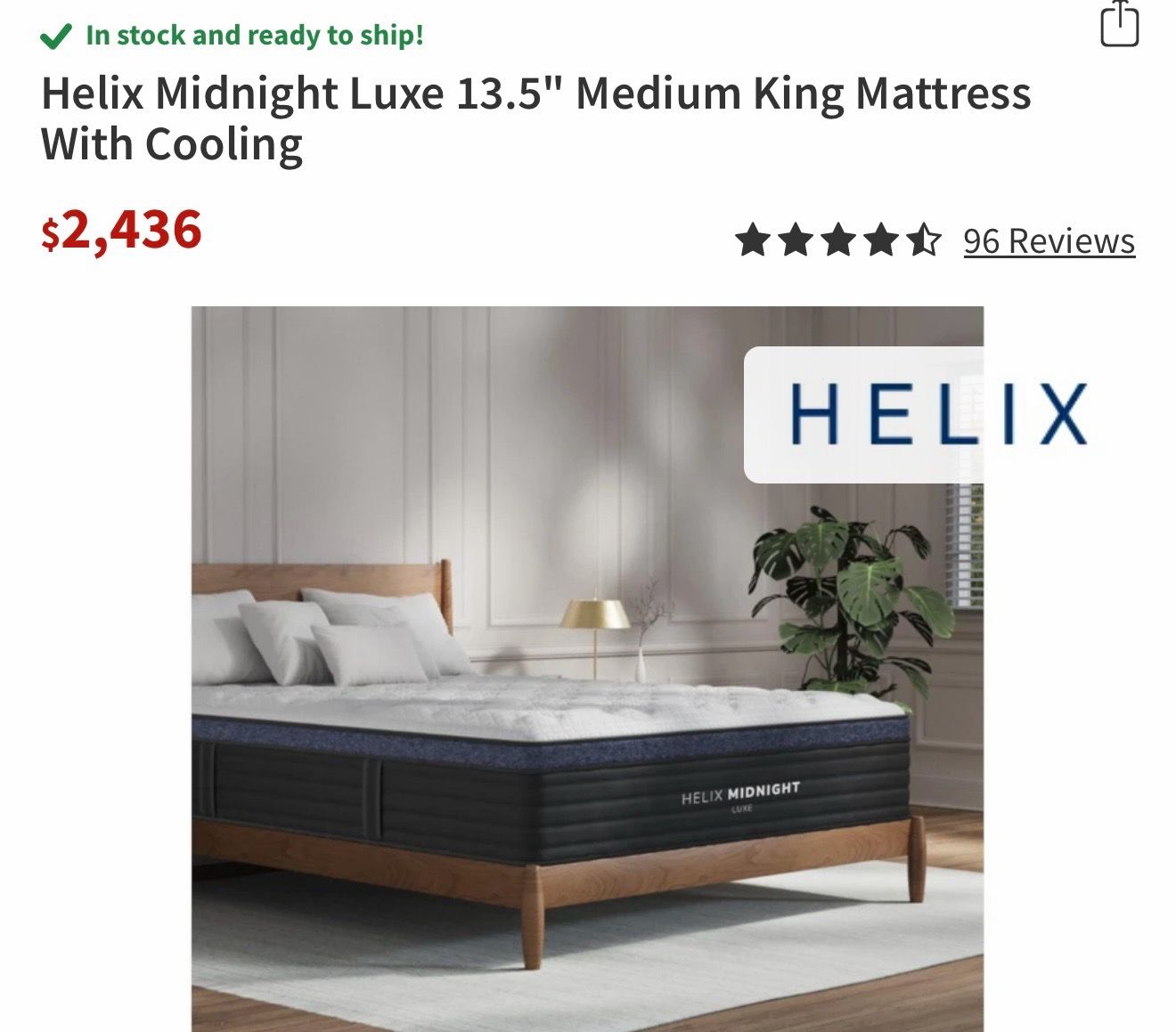 King size mattress