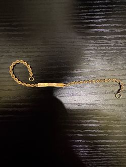 Solid 14kt gold bracelet