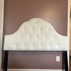 White Upholstered Headboard