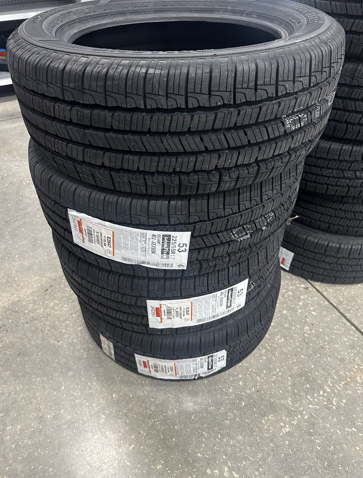 New Tires starting at $85. Send your size for prices!