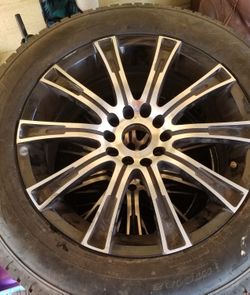 17 inch rims with new tires