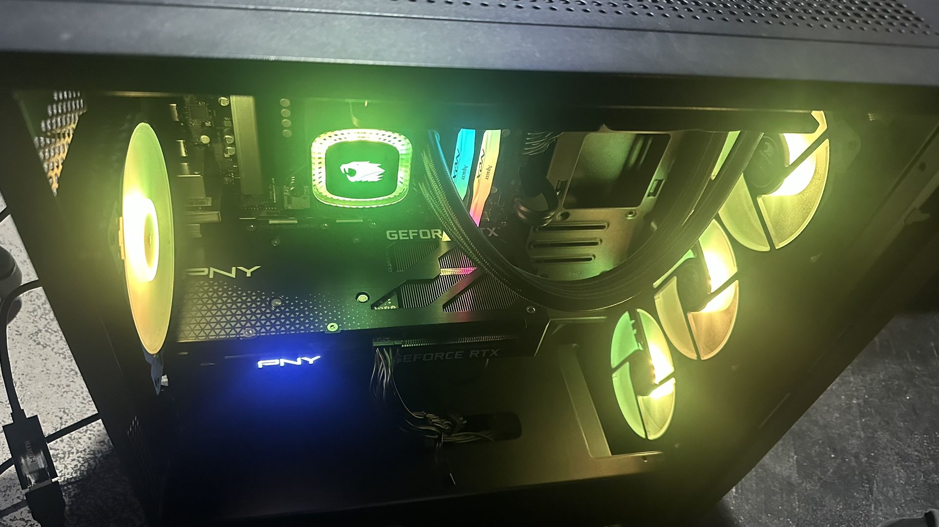 Gaming Pc, Mouse, And Keyboard