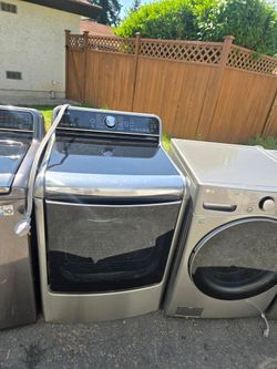Lg Washer And Dryer Set Electric Topload 30-day Warranty