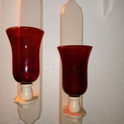Wall Sconce With Glass Votive