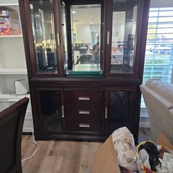 Buffet and Hutch Cabinet
