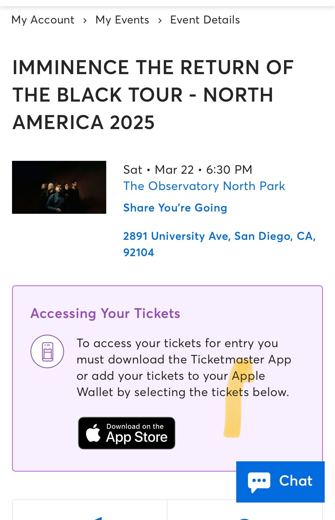 Imminence At North Park Observatory