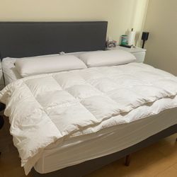 Purple Hybrid Mattress And Bed Frame -King Size