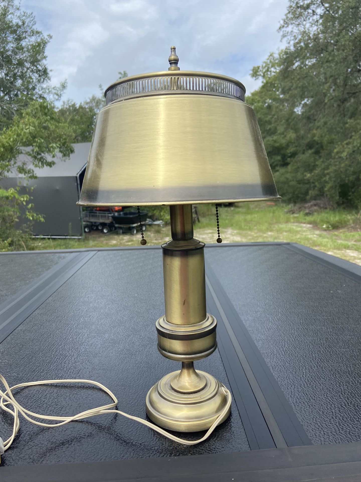Brass Colored Lamp