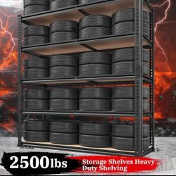 Brand New In Box Heavy Duty 5 Tier Garage Shelves Hold Upto 2500lbs 20"×40"×72"