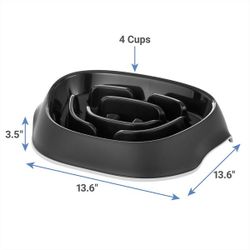 Non-Skid Slow Feeder Pet Bowl