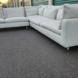 FREE DELIVERY!!! West Elm "Harmony" 3pc Sectional Couch ($6K RETAIL.. 65% OFF!!!)
