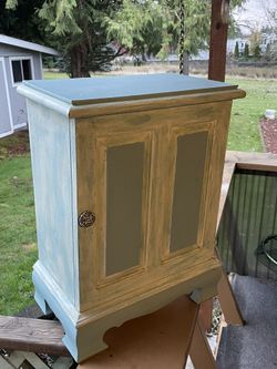 Baby Blue Cabinet 