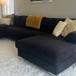 Black Sectional 