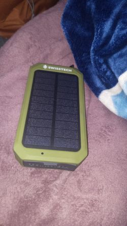 Swisstech Solar Charger Battery Pack Used Once