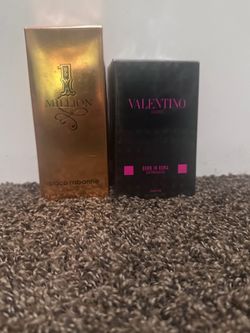 Million fragrance and Valentino fragrance .