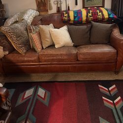 All Leather Sofa 