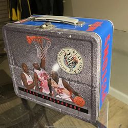 Pistons Lunchbox Signed By Jerry Stackhouse