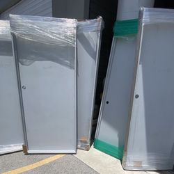 19 New doors with frames. All plain doors with frames. Some hollow core and solid wood. Ideally, I would make someone like a contractor a better deal 