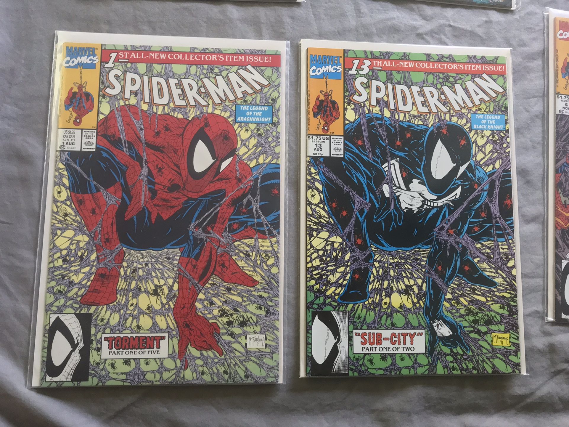 Spider-Man 1-14 Comics Todd McFarlane