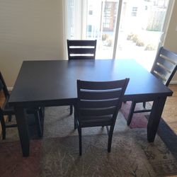 Solid Wood Dining Table 