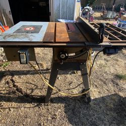Craftsman Table Saw Bench With Router