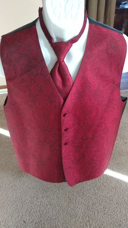 Prom vest and tie adjustable tie a justable vest size medium