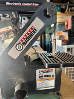 Central machinery, 1” x 30” belt sander
