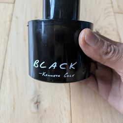 Kenneth Cole Black For Him Eau de Toilette, 3.4 oz, 100 mL. Used, Half Bottle Left.