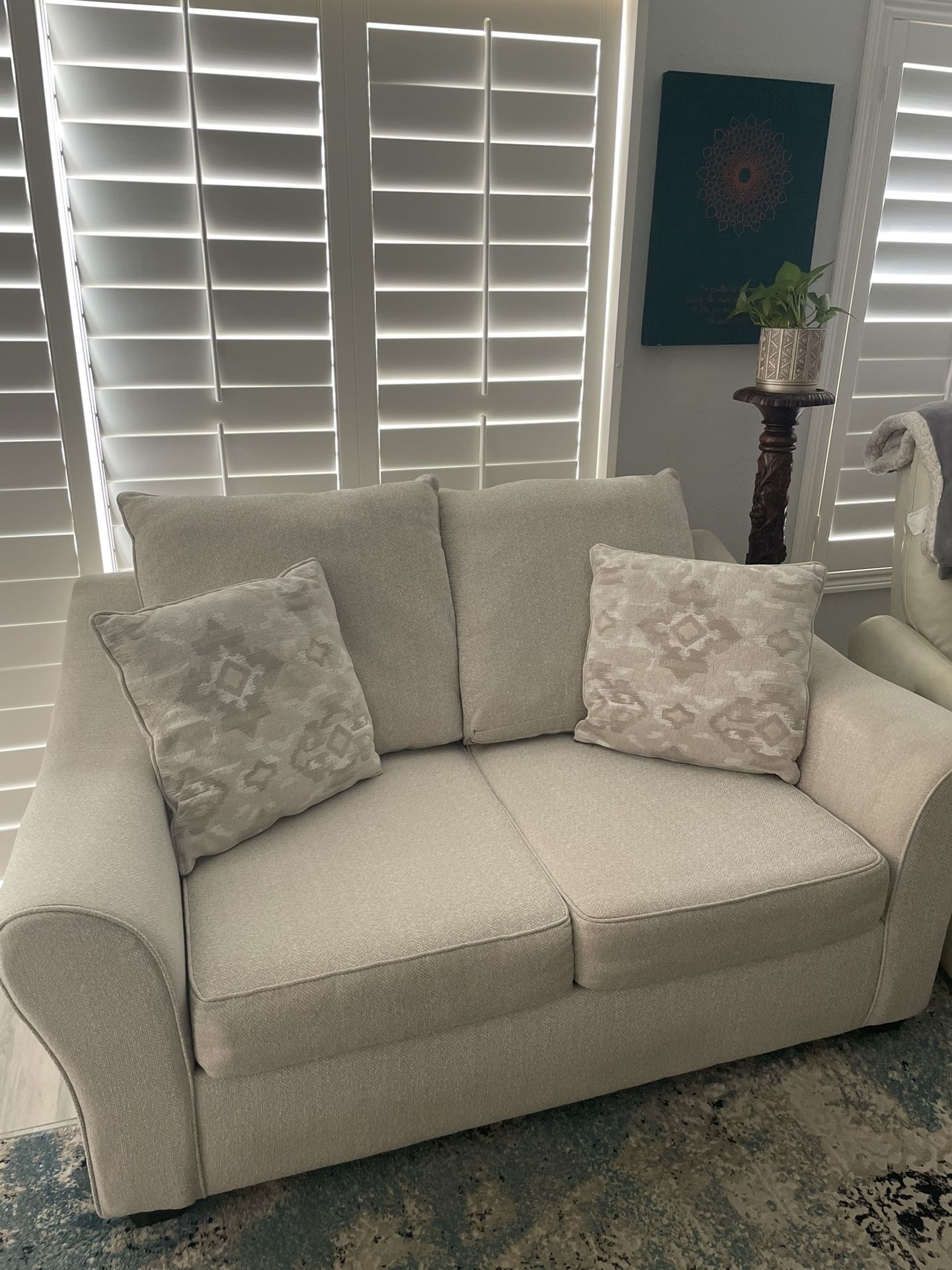 Sofa And Loveseat, Area Rug Is Bonus Buy ππππ