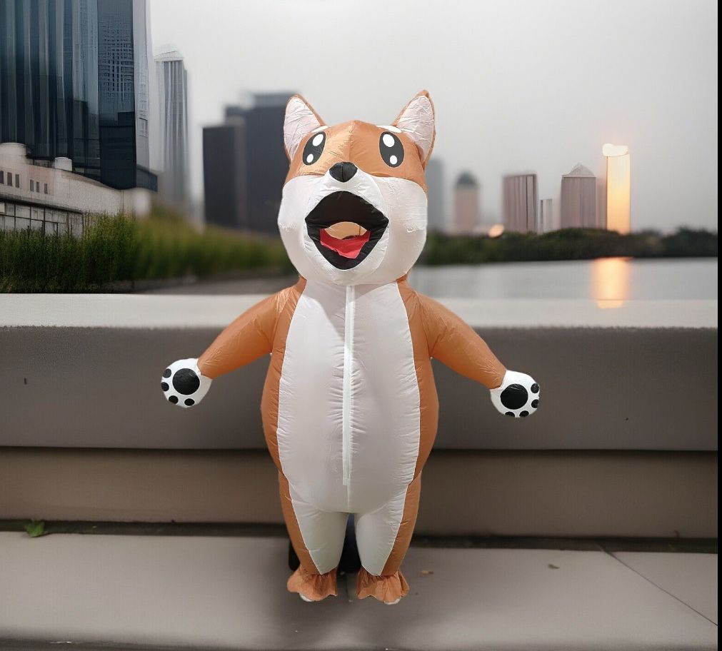 Halloween cartoon dog mascot costume party carnival adult fancy cosplay Sz Large