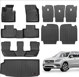 Brand New Volvo XC90 All-Weather Floor Mats – Complete 10-Piece Set