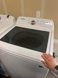 Samsung full size washer and dryer
