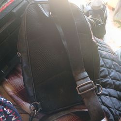 COACH Leather Crossbody Men's Bag