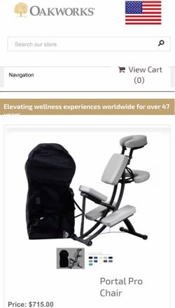 Oakworks commercial massage pro chair