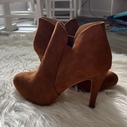 Brown Suede Boots