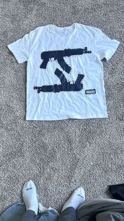 White Graphic Tee “ Draco Party “