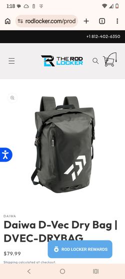 Daiwa dvec dry fishing backpack