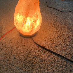  Glowing Himalayan Salt Crystal Lamp